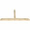 Ekena Millwork Portland Rough Sawn Timber Gable Bracket, Douglas Fir, 72"W x 36"H x 4"D x 4"F, 12/12 Pitch GBW072X36X0404POR00RDF - alternate 2